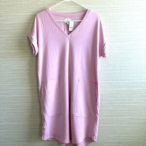 Lou & Grey Loft Pink Signature Soft Lounge Dress Size S